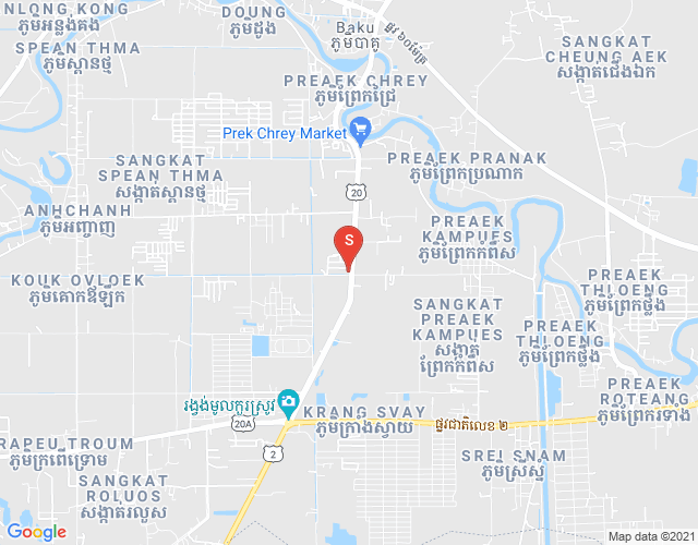 Mapa: Spean Thma, Dangkao, Phnom Penh