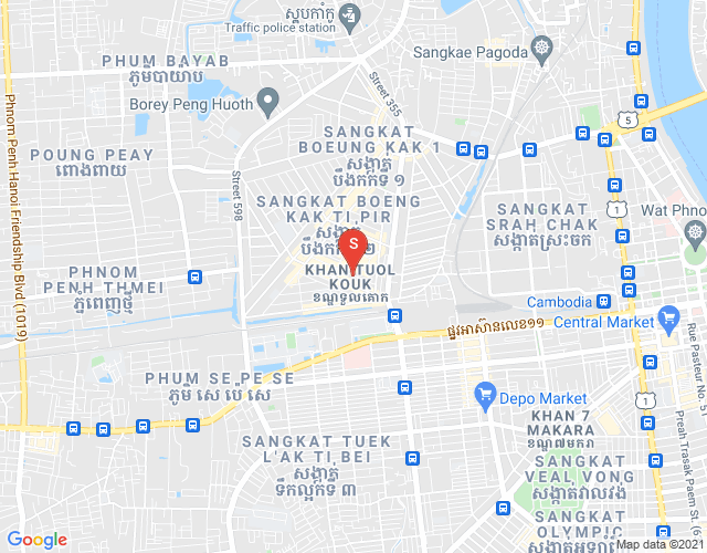 La Cozii TK Condominiumの地図