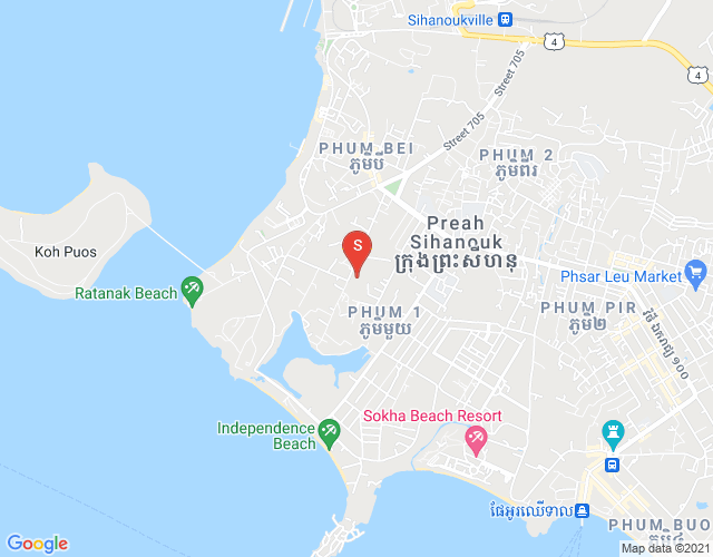 Mapa: Sangkat Bei, Sihanoukville