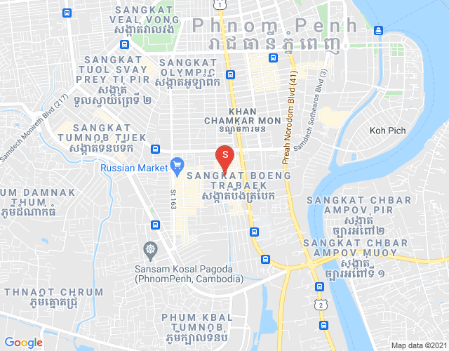 Mapa: Boeung Trabek, Chamkarmon, Phnom Penh