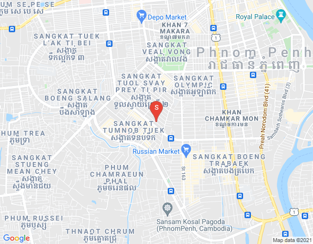 Mapa: Toul Svay Prey 2, Boeng Keng Kang, Phnom Penh