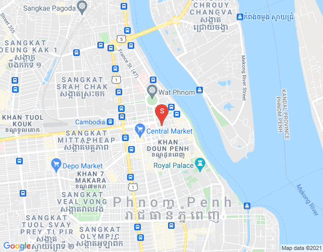 Map of Tumnob Tuek, Boeng Keng Kang, Phnom Penh