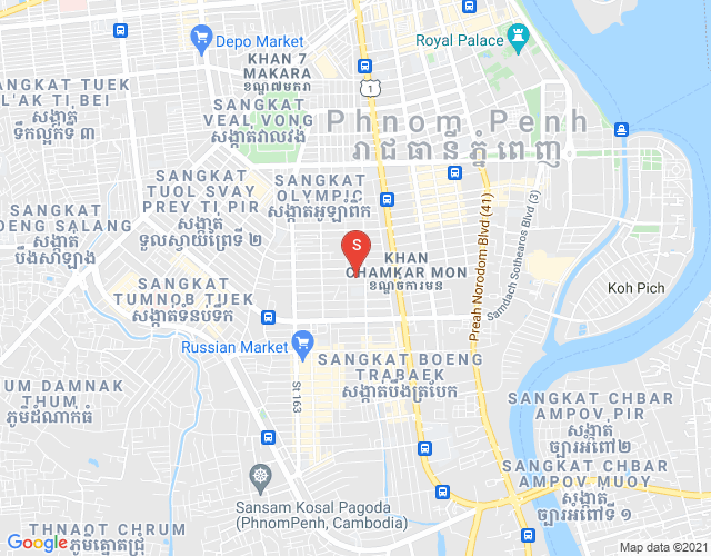 Mapa: BKK 3, Boeng Keng Kang, Phnom Penh