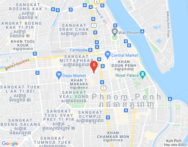 Map of Chip Mong | Park Land TK Condo