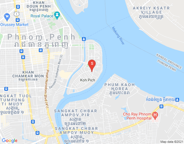 แผนที่ โตนเลบาสัก, จัมการมอน, พนมเปญ