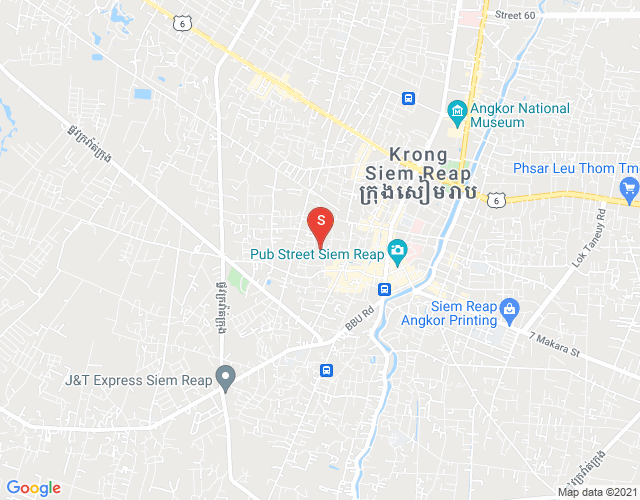 Svay Dangkum分区, 暹粒地图