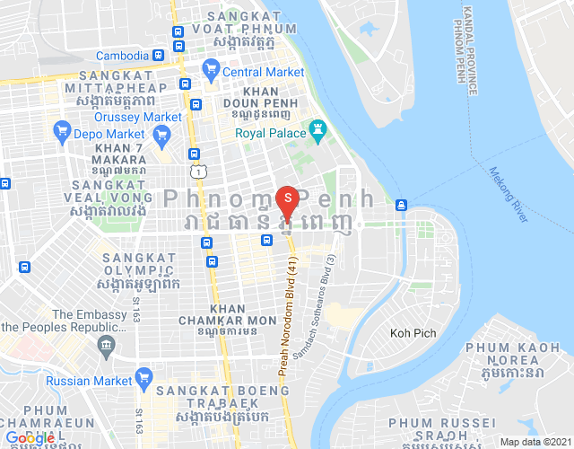 Map of Properties DaBest, BKK 1, Boeng Keng Kang, Phnom Penh
