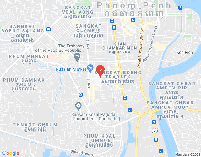 Map of BKK 1, Boeng Keng Kang, Phnom Penh