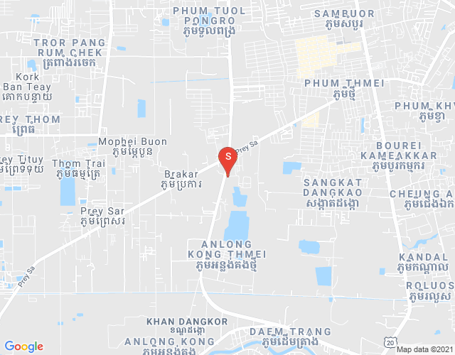 Mapa: 50m, Prey Sa, Dangkao, Phnom Penh