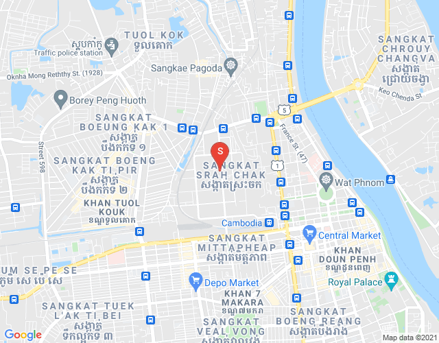 ផែនទី បឹងកក់១, ទួលគោក, ភ្នំពេញ