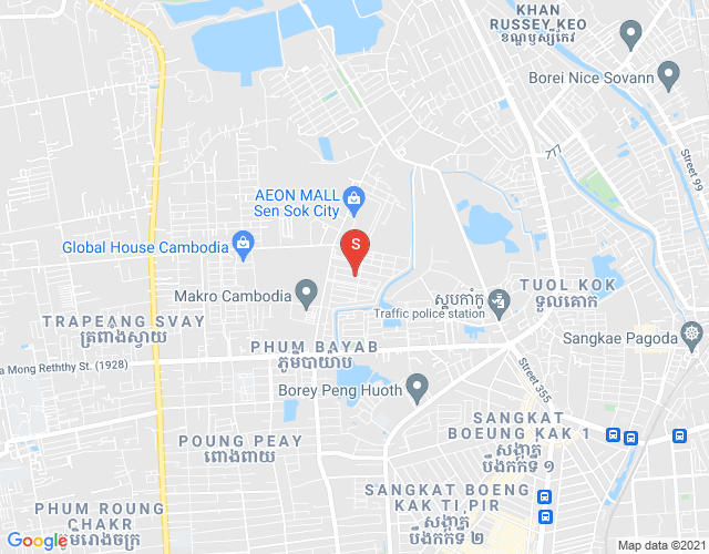 新金边, 森速区, 金边地图