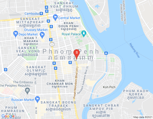 ផែនទី DaBest Properties, អូឡាំពិក, បឹងកេងកង, ភ្នំពេញ