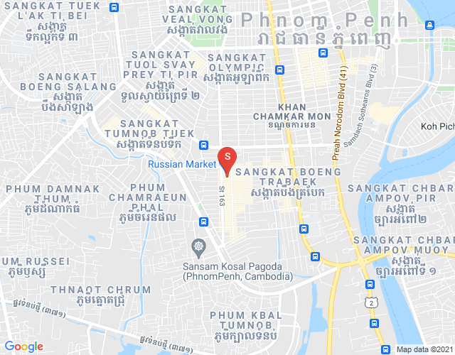 ផែនទី DaBest Properties, ផ្សារដើមថ្កូវ, ចំការមន, ភ្នំពេញ