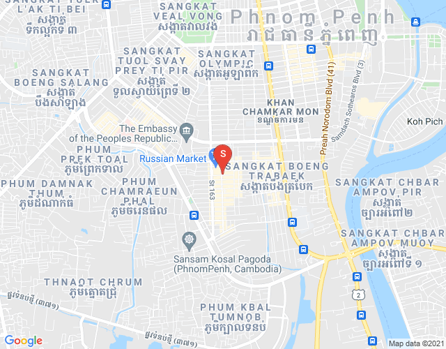 Map of PROPERTIES DABEST, Toul Tum Poung 2, Chamkarmon, Phnom Penh