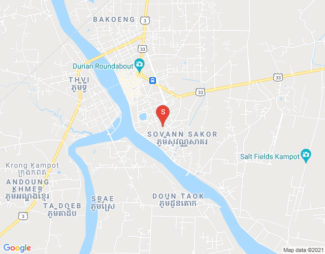 Map of Kampong Kandal, Kampot