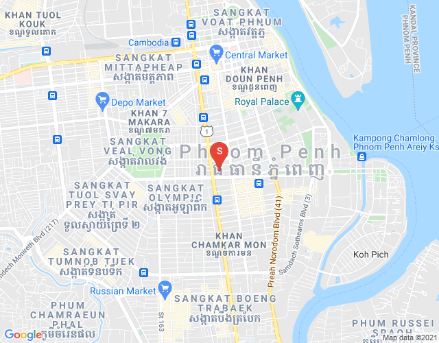 Mapa: Phnom Penh Thmey, Sen Sok, Phnom Penh