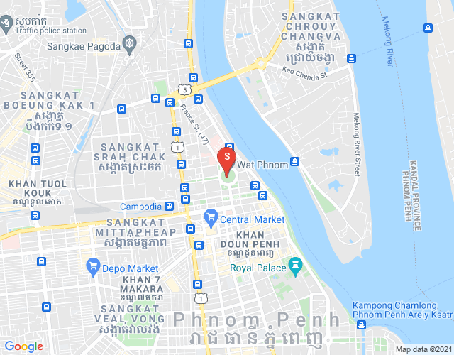 百色河分区, 占卡蒙, 金边地图