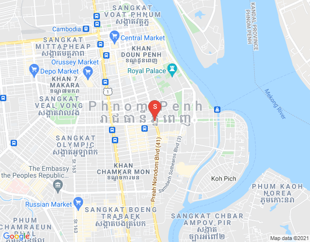 Mapa: BKK 2, Boeng Keng Kang, Phnom Penh