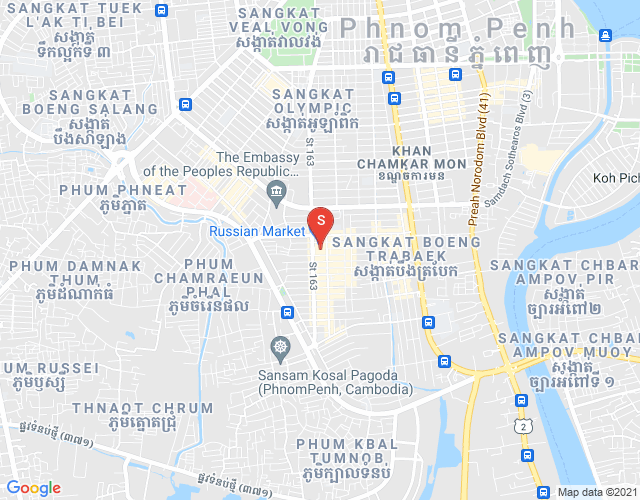 Map of Toul Svay Prey 1, Boeng Keng Kang, Phnom Penh