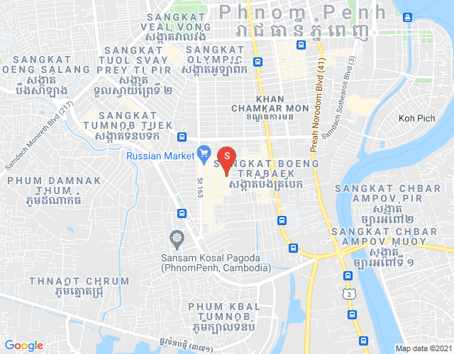 DABEST PROPERTIES, BKK 1, ボンケンコン, プノンペンの地図