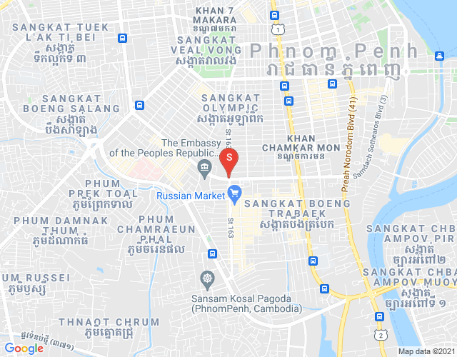 百色河分区, 占卡蒙, 金边地图