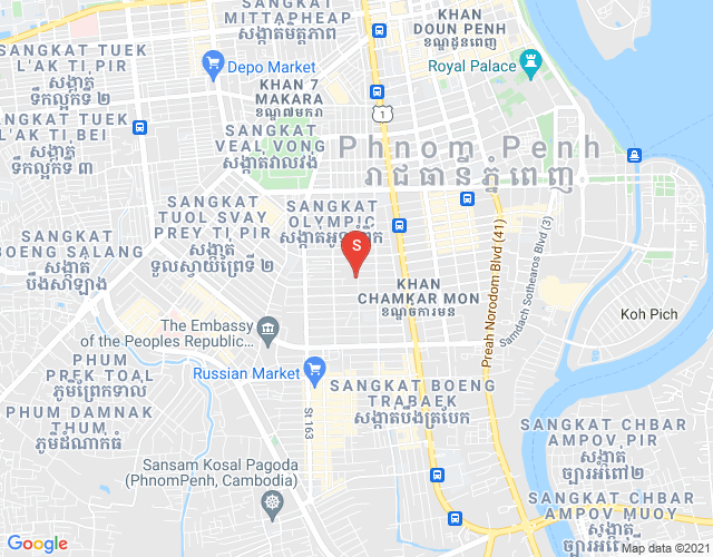 ផែនទី ទួលស្វាយព្រៃ២, បឹងកេងកង, ភ្នំពេញ