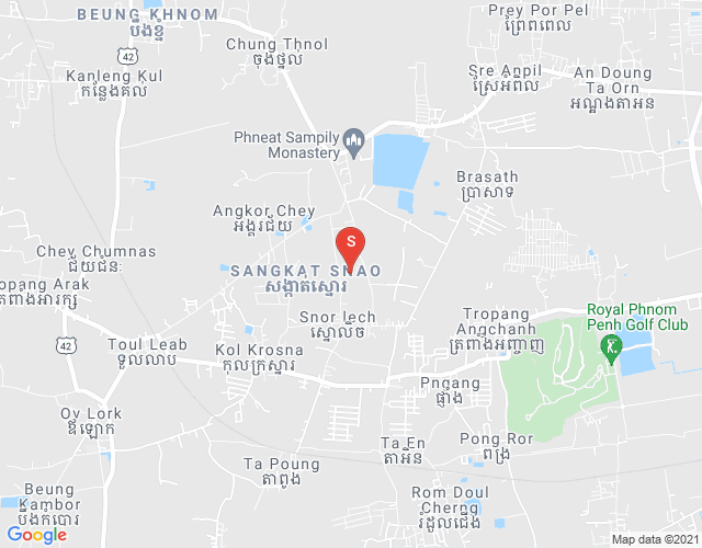 斯纳尔, Kamboul分区, 金边地图