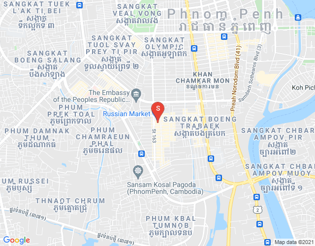 Mapa: PROPERTIES DABEST, Toul Tum Poung 2, Chamkarmon, Phnom Penh
