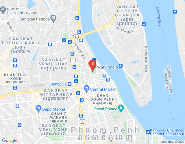 Mapa: PROPERTIES DABEST, Chak Angrae Leu, Meanchey, Phnom Penh