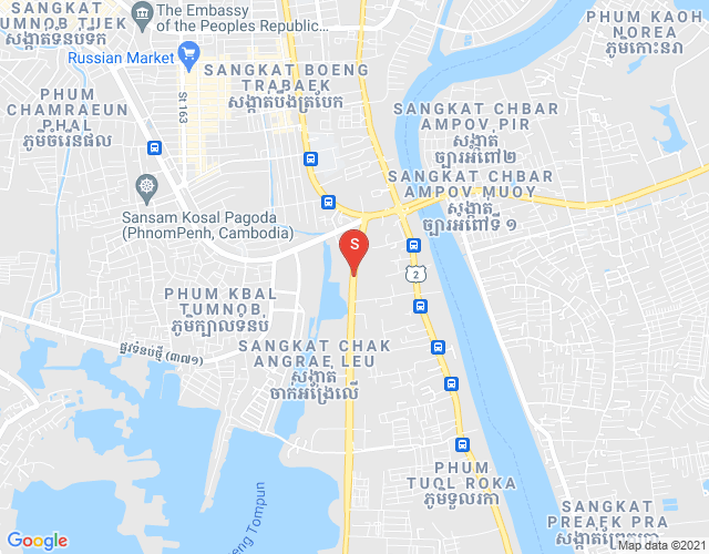 Map of Chak Angrae Leu, Meanchey, Phnom Penh