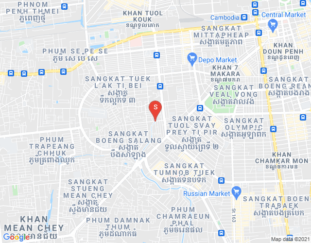 沙南哥分区, 堆谷区, 金边地图