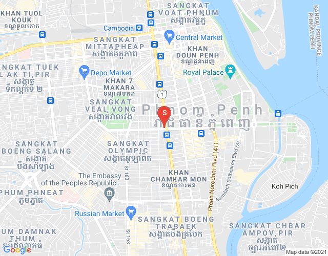 Carte de Boeung Prolit, 7 Makara, Phnom Penh