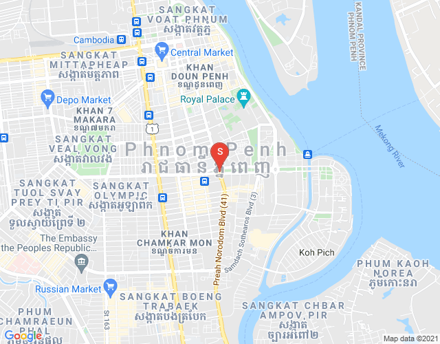 ផែនទី ចតុមុខ, ដូនពេញ, ភ្នំពេញ