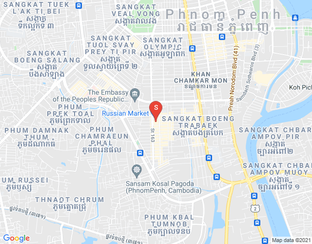 Mapa: CAMBODIA CO LTD PROPERTIES DABEST PROPERTIES, Toul Tum Poung 1, Chamkarmon, Phnom Penh