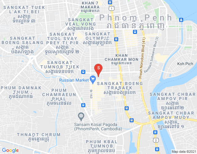 Mapa: PROPERTIES CAMBODIA CO LTD PROPERTIES DABEST, Toul Tum Poung 1, Chamkarmon, Phnom Penh