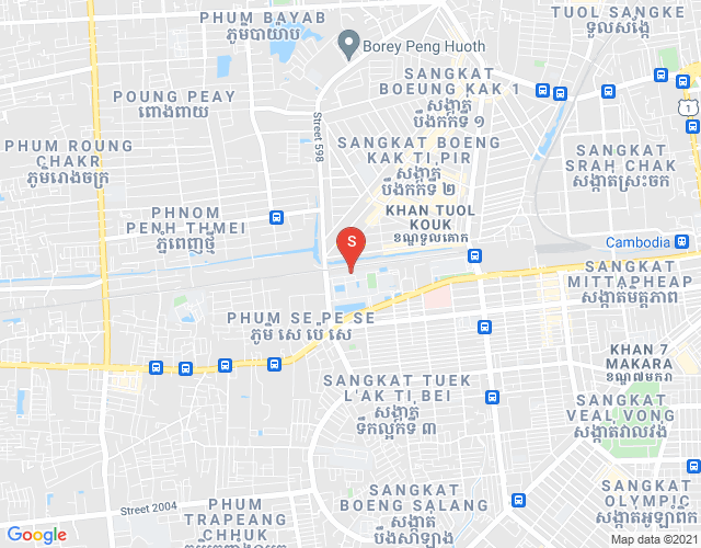 แผนที่ พสาเดโป 1, ตวลโคก, พนมเปญ