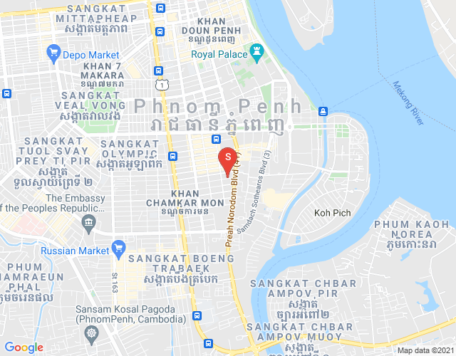 BKK 1, ボンケンコン, プノンペンの地図