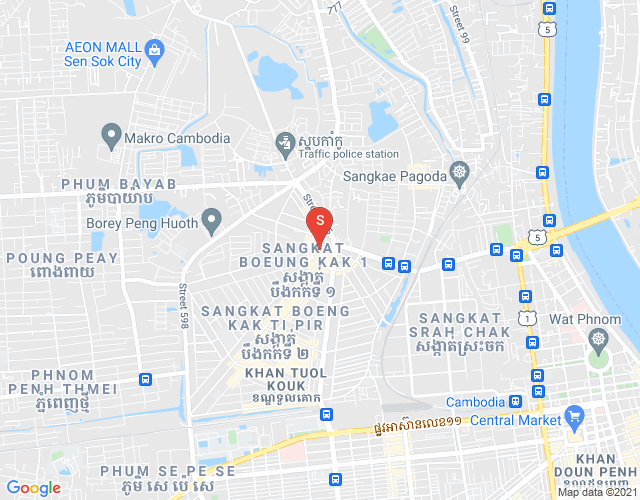 Dabest Properties, 선성 2, 노곡구, 프놈펜 지도
