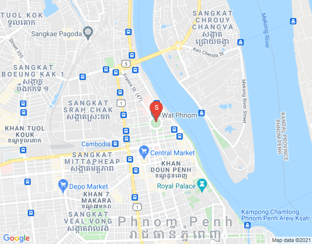 Mapa: Dabest Properties, Tonle Bassac, Chamkarmon, Phnom Penh