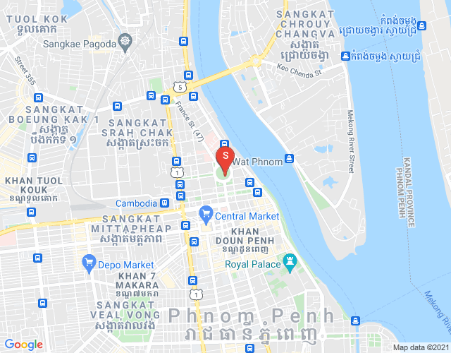 Map of Properties Dabest, BKK 1, Boeng Keng Kang, Phnom Penh
