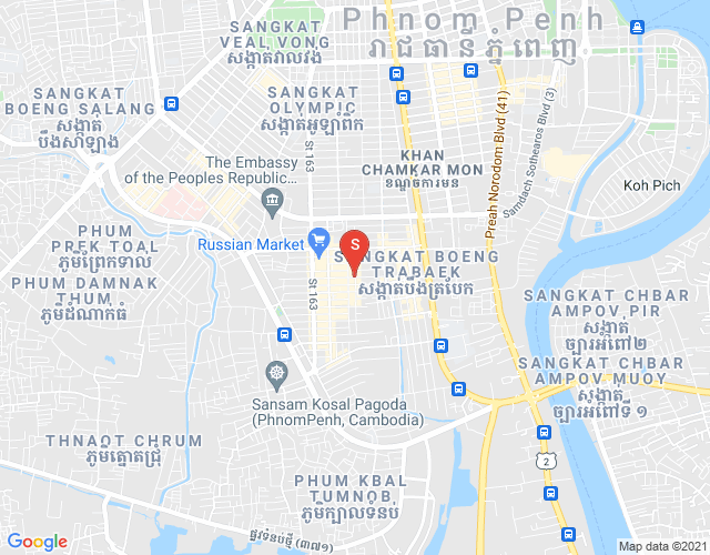 PROPERTIES DABEST, BKK 1, ボンケンコン, プノンペンの地図