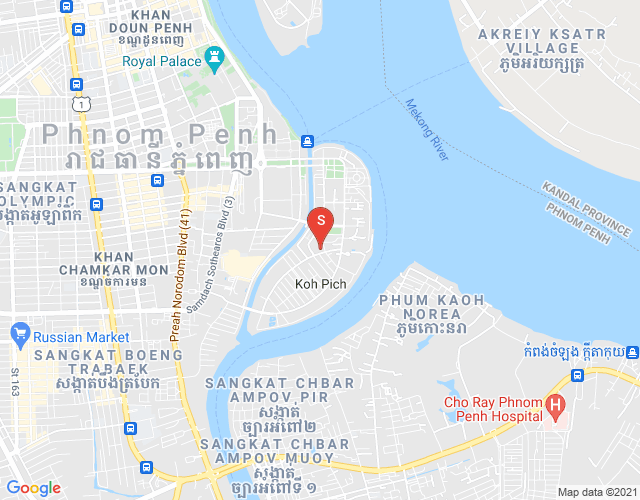 แผนที่ โตนเลบาสัก, จัมการมอน, พนมเปญ