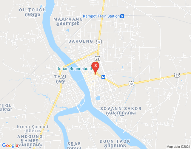 Map of Properties Dabest, Andoung Khmer, Kampot