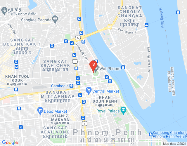 Properties Dabest, Veal Vong진, 마카라구, 프놈펜 지도