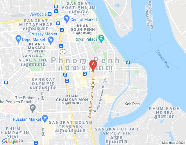 Mapa: Properties Dabest, Tonle Bassac, Chamkarmon, Phnom Penh