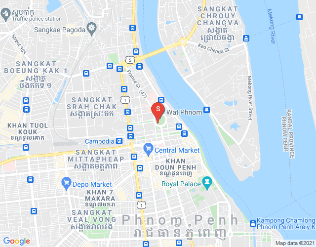 Properties Dabest, 塔仔山, 隆边区, 金边地图