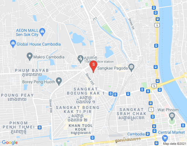 Map of Chrang Chamres I, Russey Keo, Phnom Penh