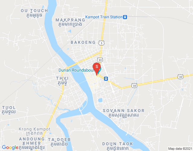Map of Properties  Dabest, Kampong Kandal, Kampot