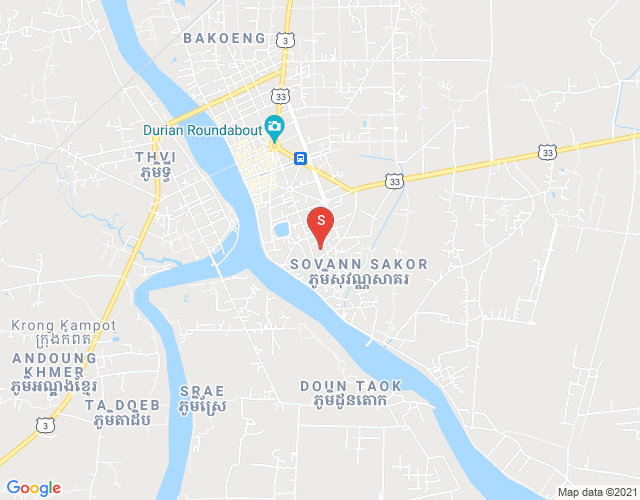Map of Dabest Properties, Kampong Kandal, Kampot