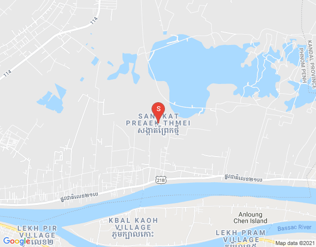 Preaek Thmei구역, 철교두구, 프놈펜 지도